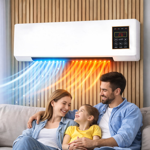 Stufa elettrica parete - da, –