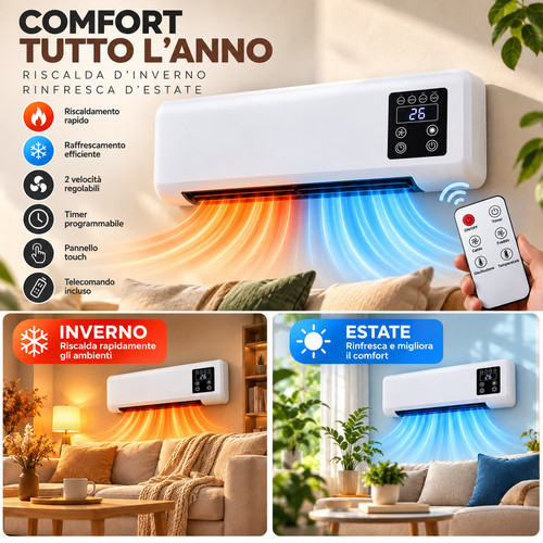 Stufa elettrica parete - da,